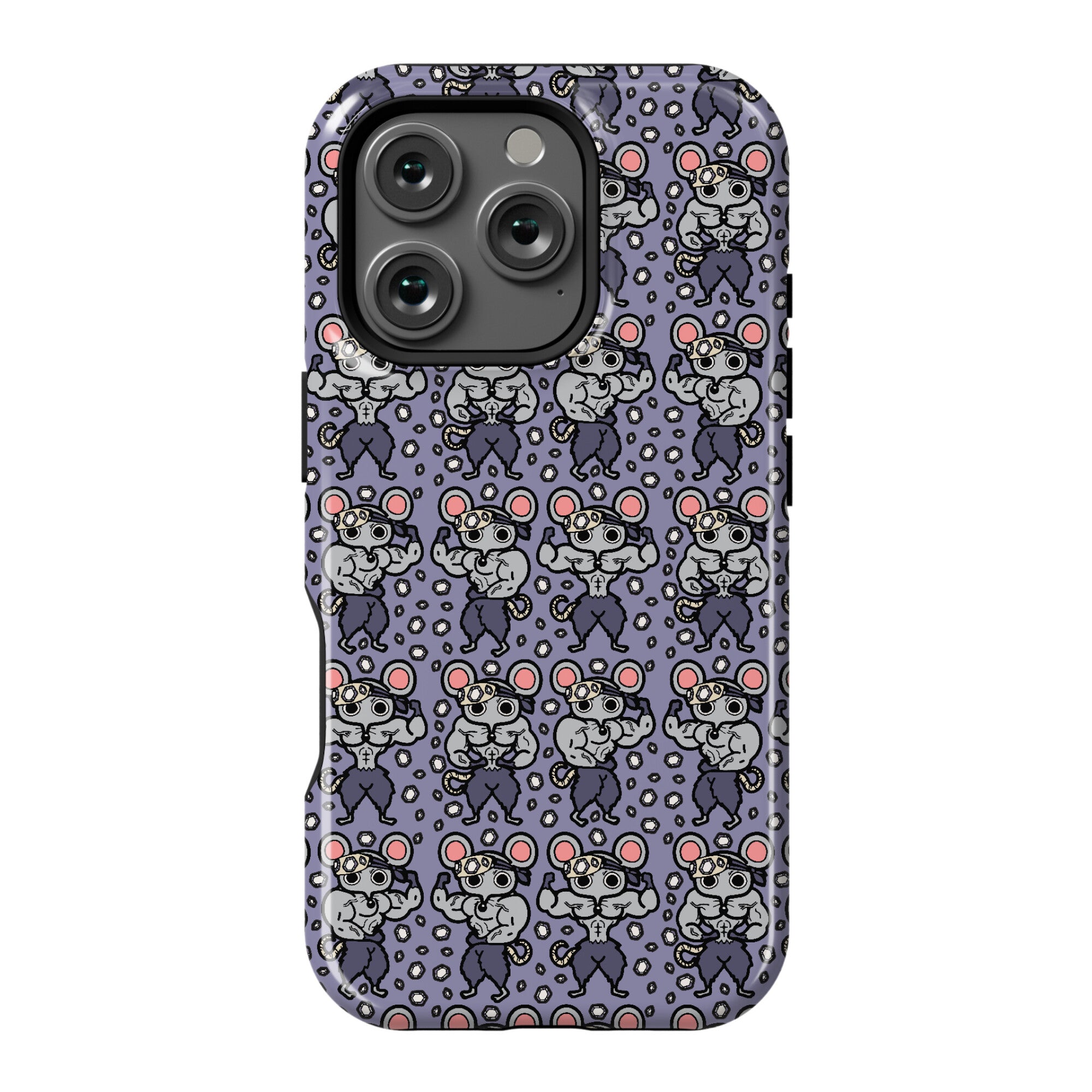 Muscle Mice Pattern Parody Phone Case