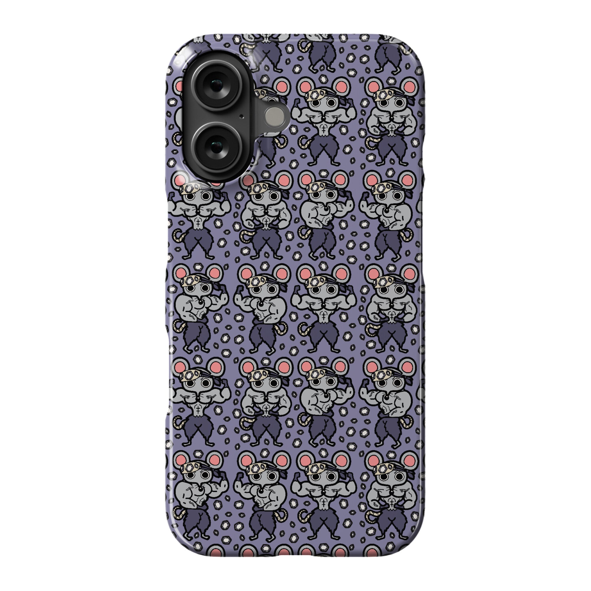 Muscle Mice Pattern Parody Phone Case