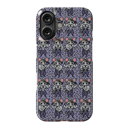 Muscle Mice Pattern Parody Phone Case