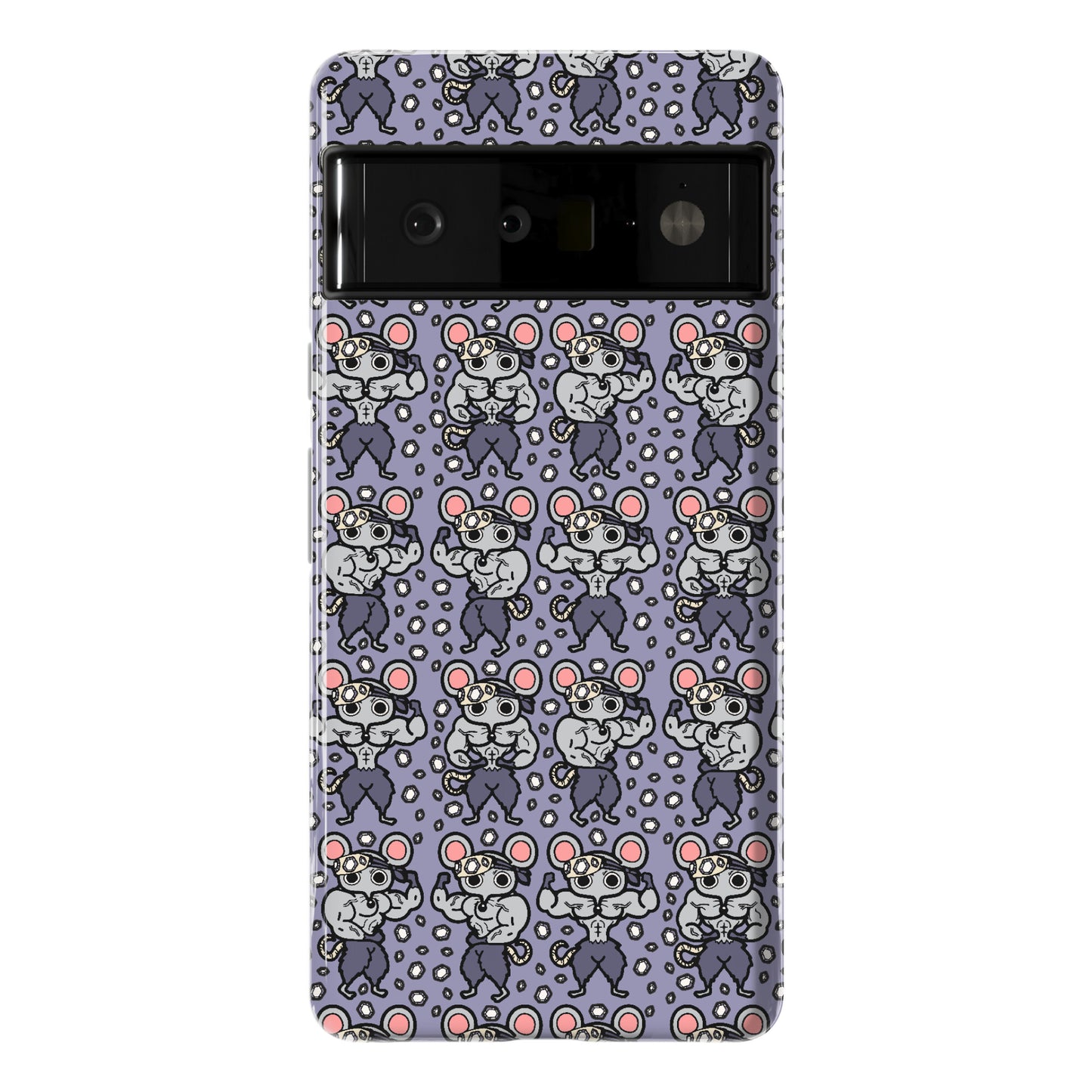 Muscle Mice Pattern Parody Phone Case
