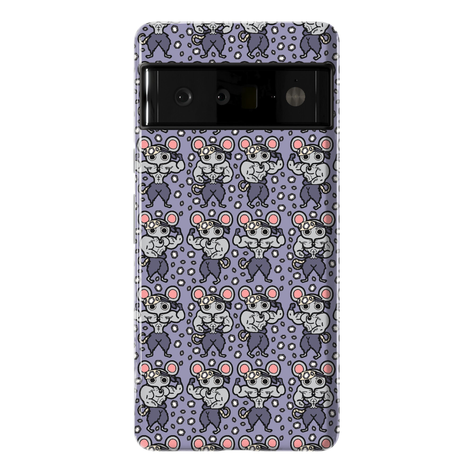 Muscle Mice Pattern Parody Phone Case