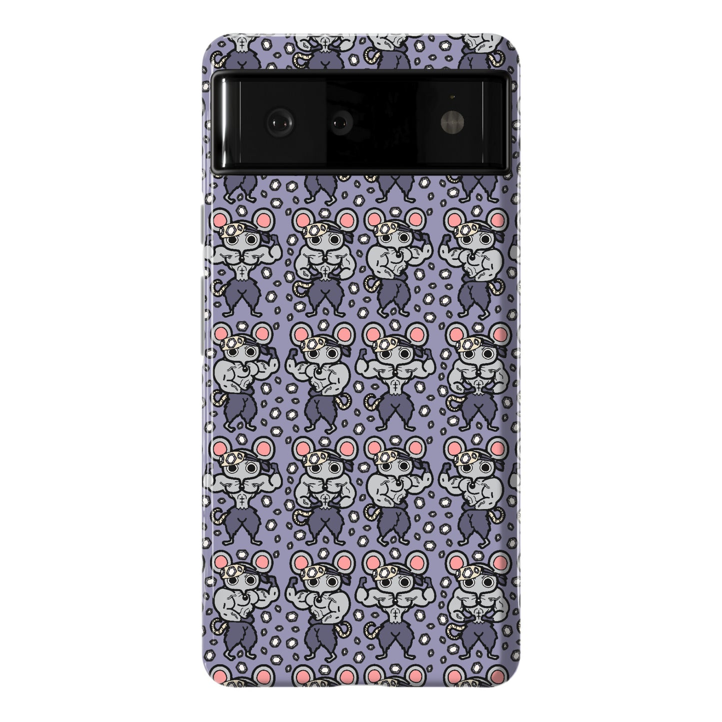 Muscle Mice Pattern Parody Phone Case