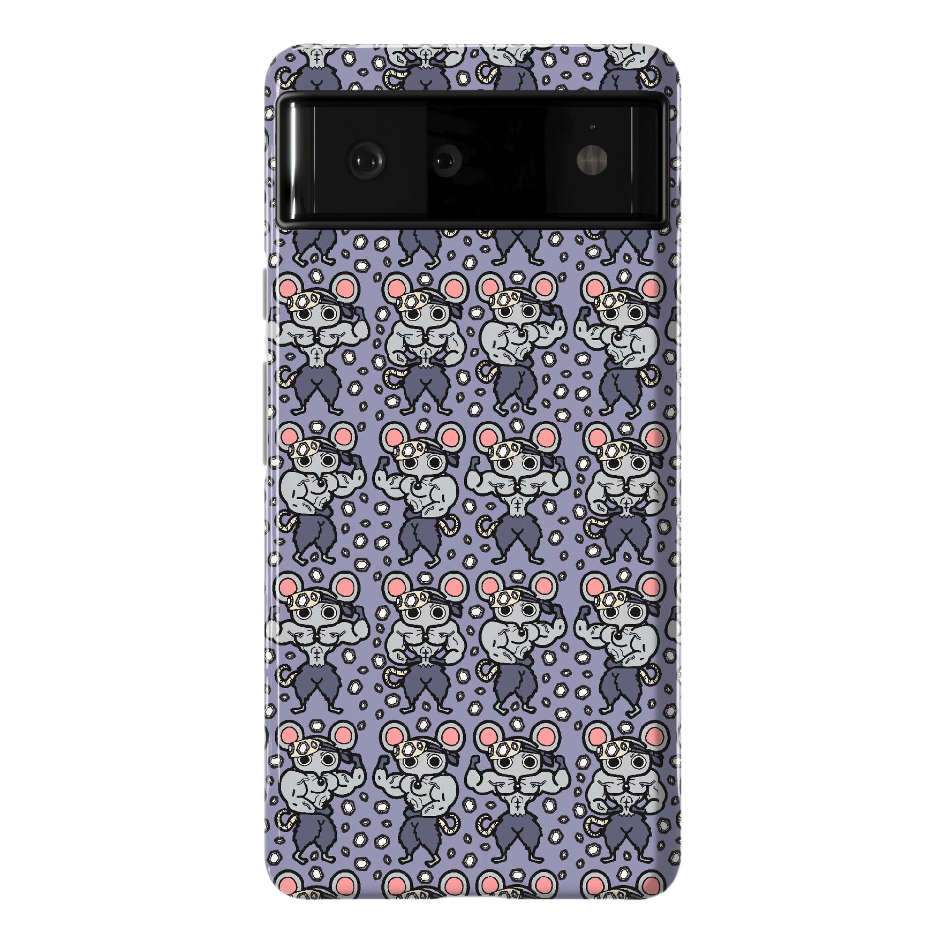 Muscle Mice Pattern Parody Phone Case