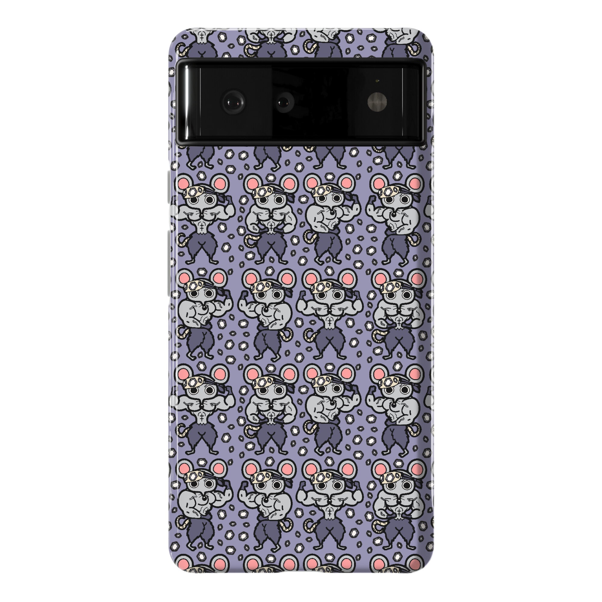Muscle Mice Pattern Parody Phone Case