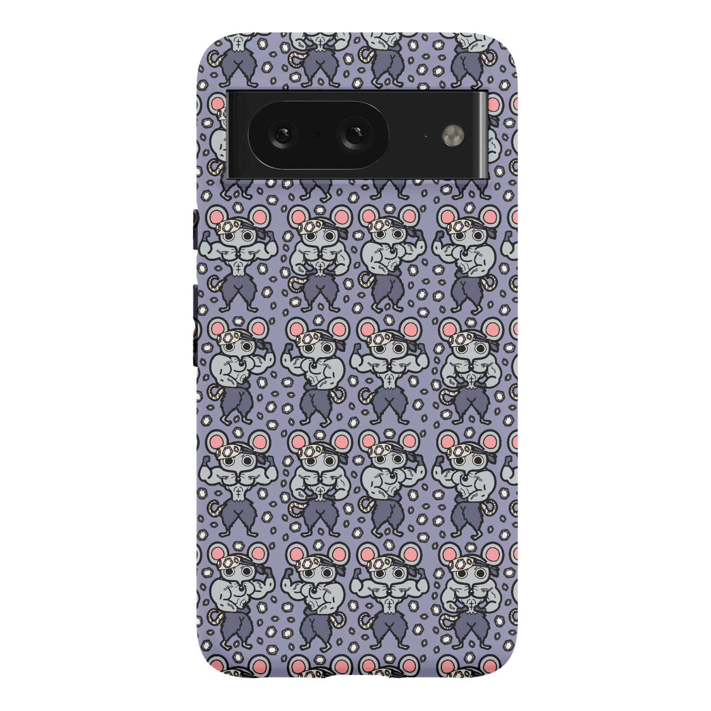 Muscle Mice Pattern Parody Phone Case