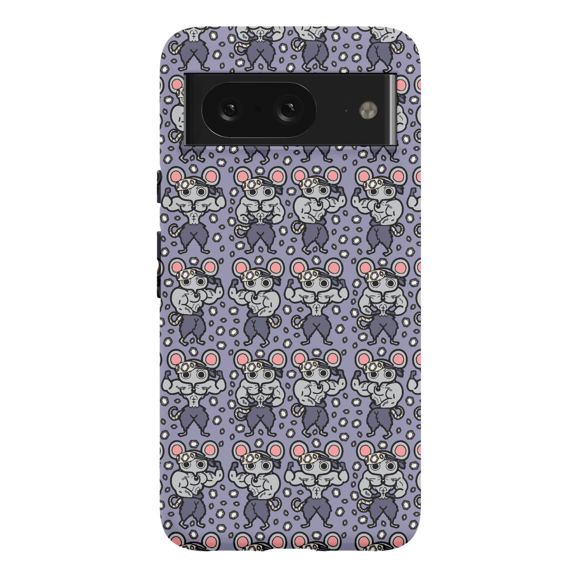 Muscle Mice Pattern Parody Phone Case