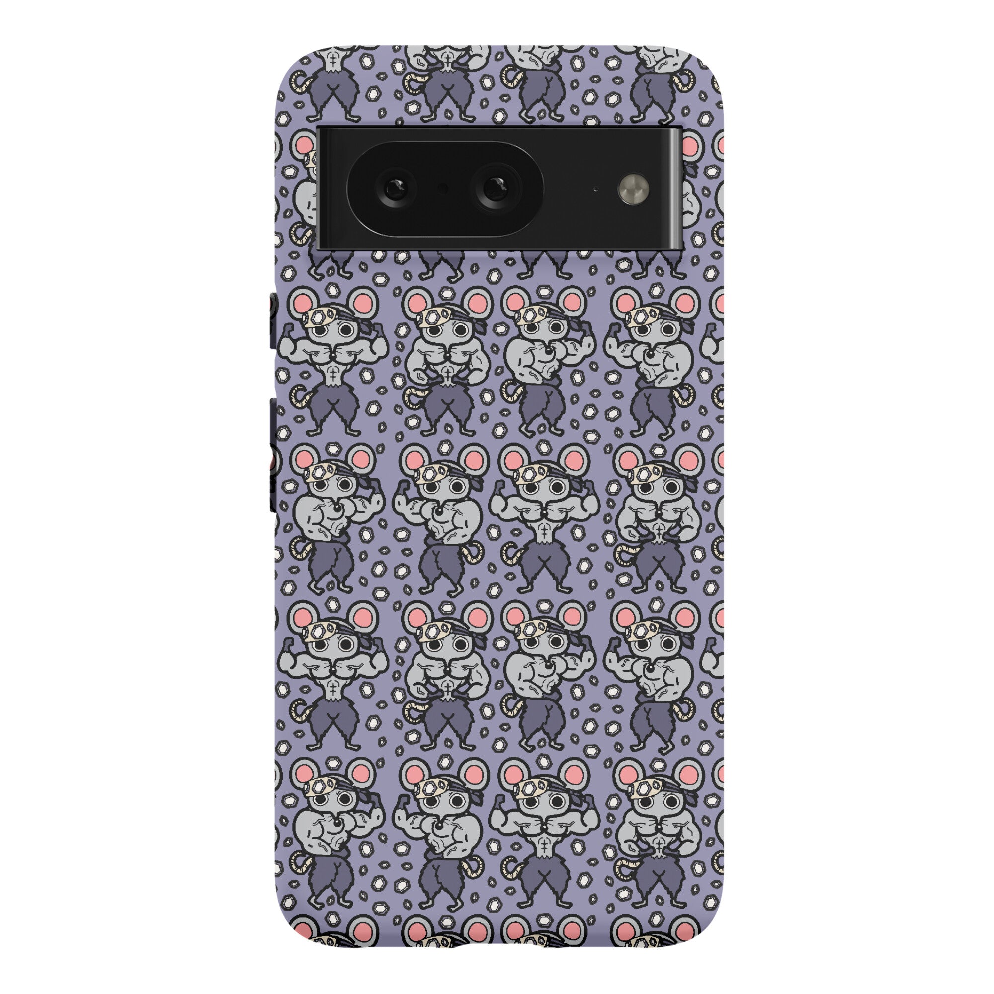 Muscle Mice Pattern Parody Phone Case