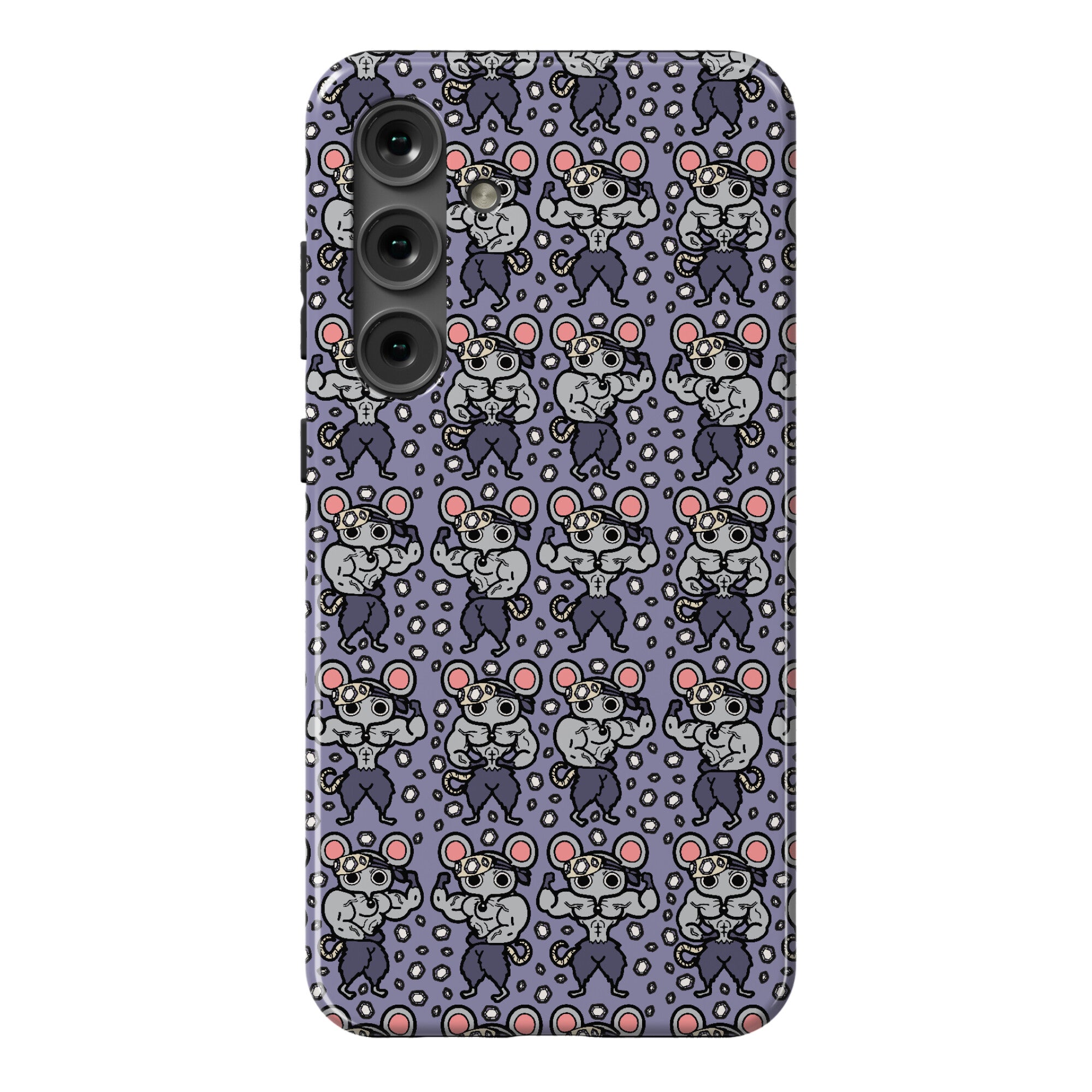 Muscle Mice Pattern Parody Phone Case