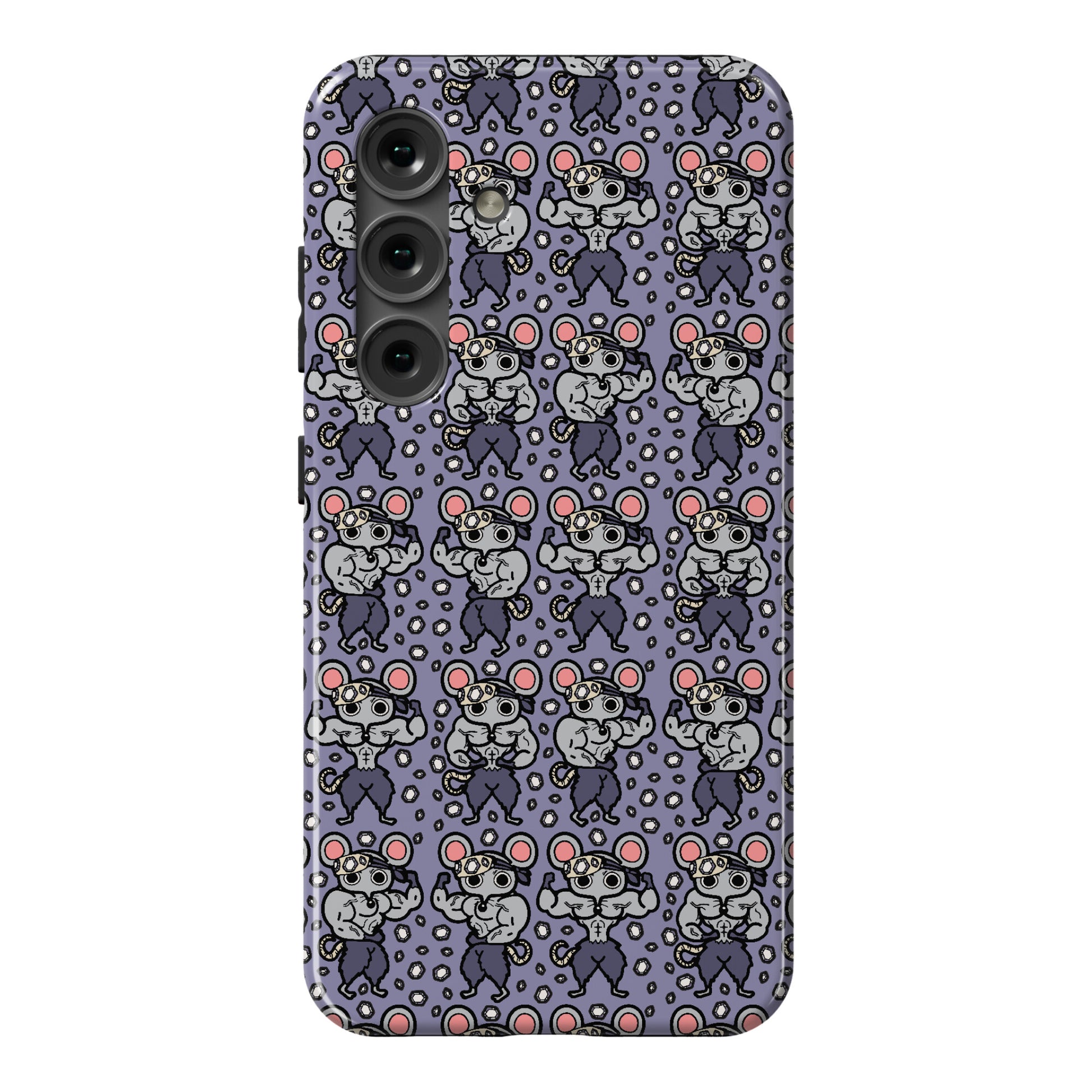 Muscle Mice Pattern Parody Phone Case