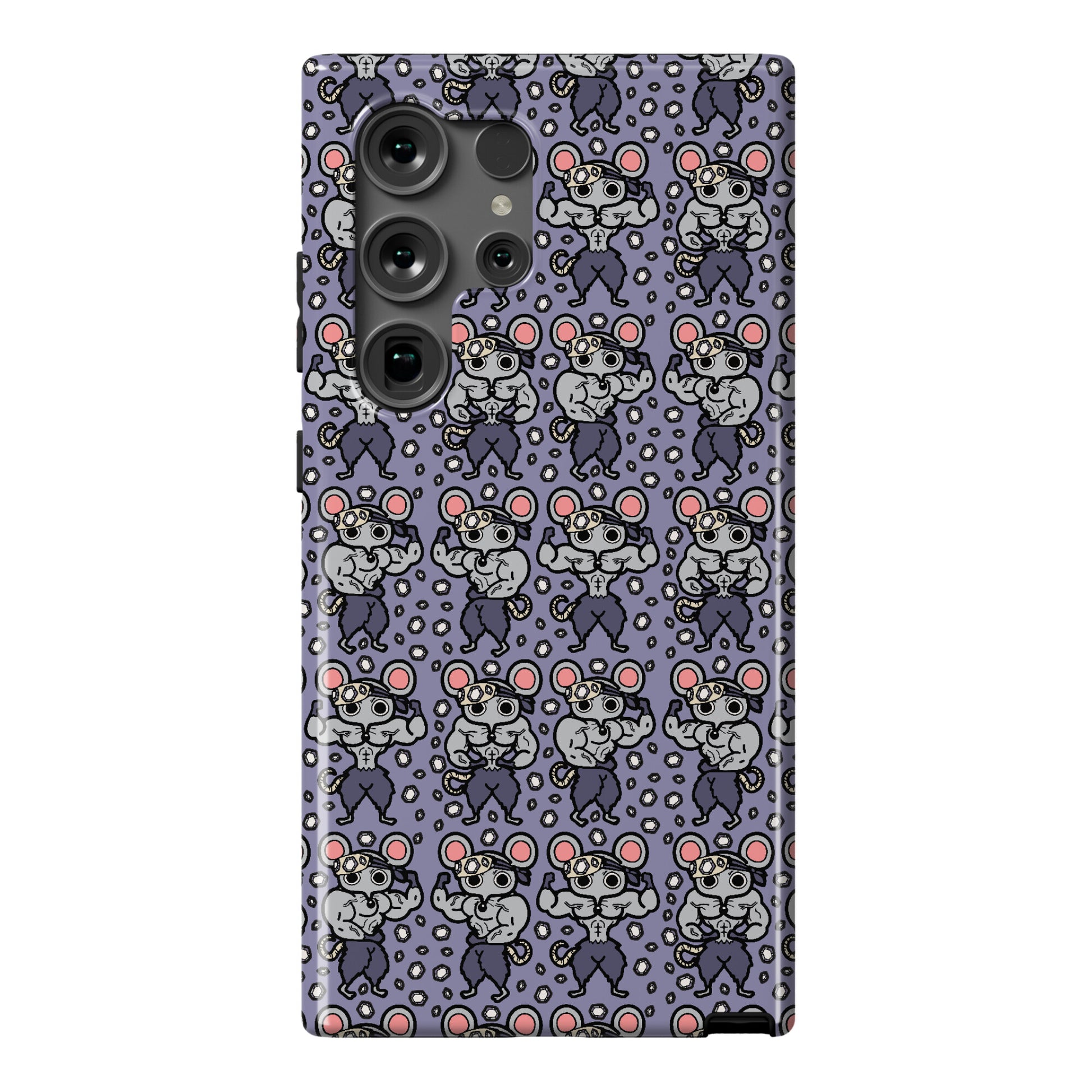 Muscle Mice Pattern Parody Phone Case