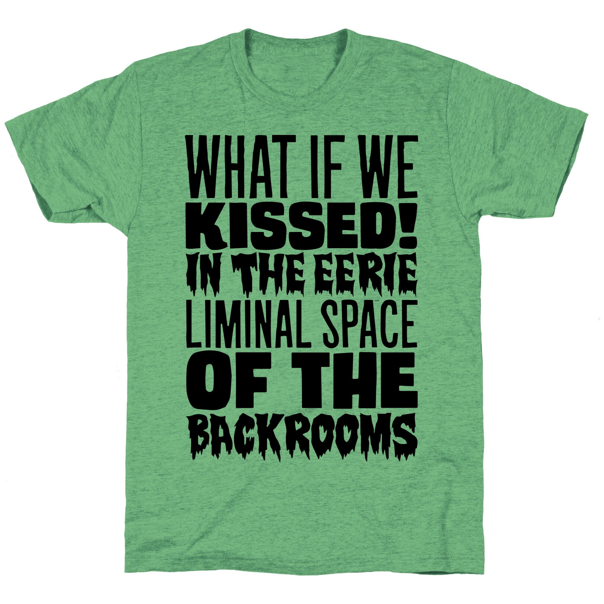 What If We Kissed In The Backrooms Unisex Triblend Tee
