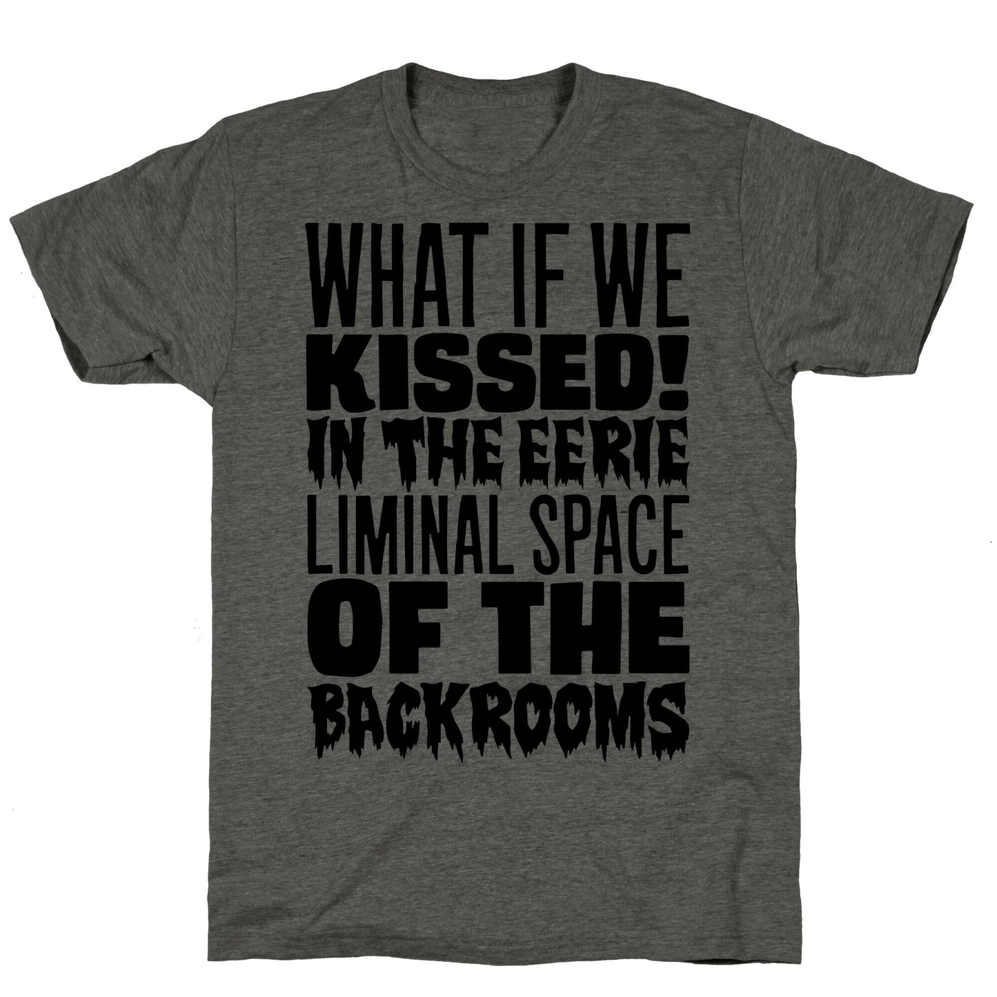 What If We Kissed In The Backrooms Unisex Triblend Tee