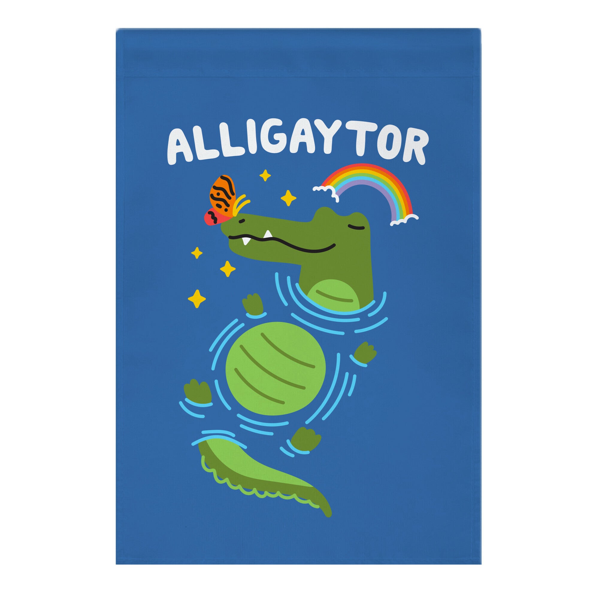 Alligaytor (Gay Alligator) Garden Flag