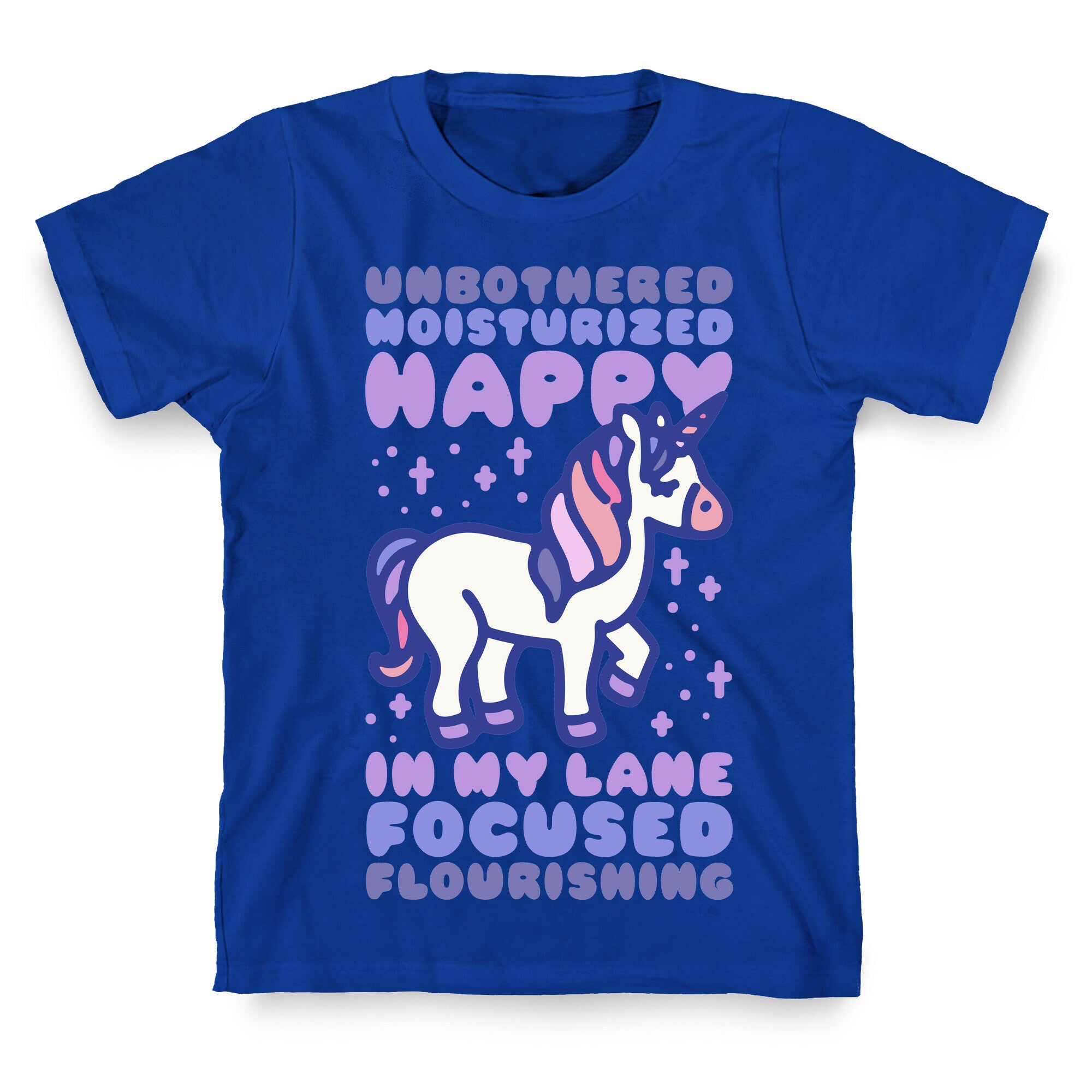 Unbothered Moisturized Happy Unicorn T-Shirt