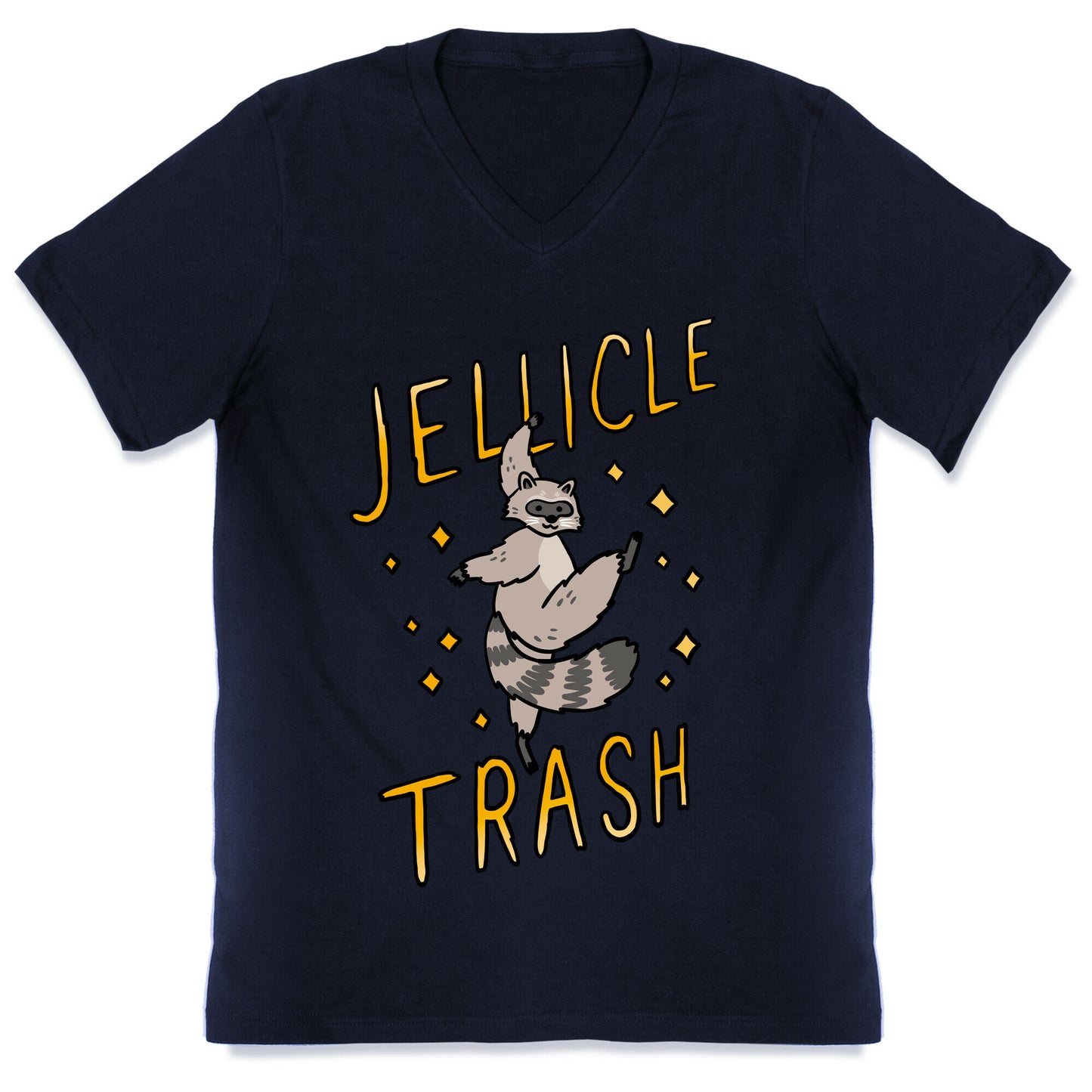 Jellicle Trash Raccoon V-Neck