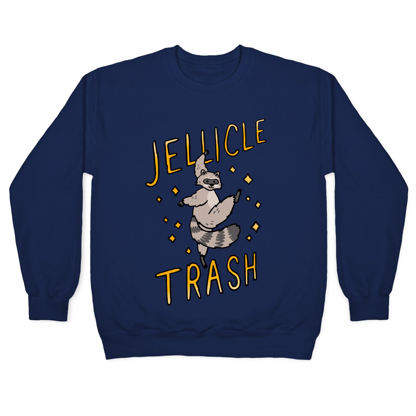 Jellicle Trash Raccoon Crewneck Sweatshirt