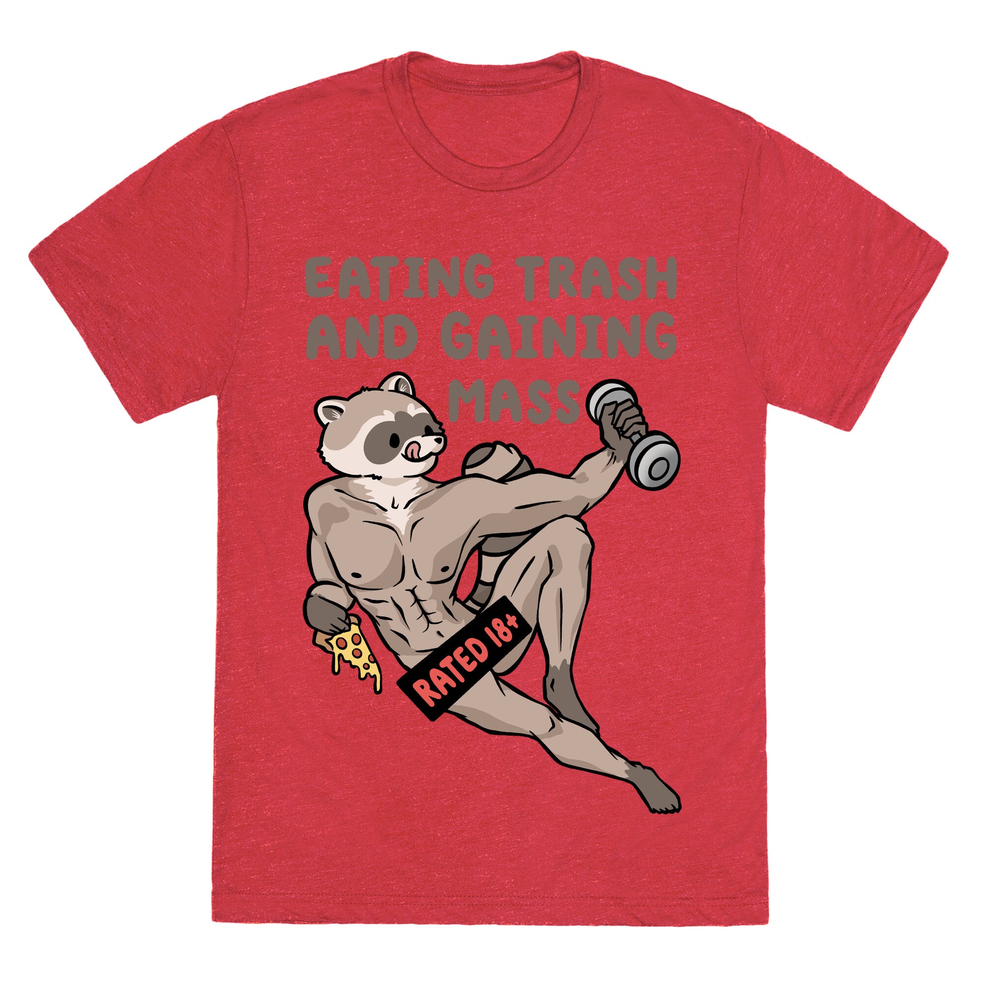 Eating Trash and Gaining Mass Unisex Triblend Tee