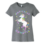 Magically Chaotic Unicorn Women's Cotton Tee