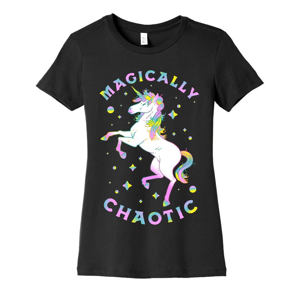 Magically Chaotic Unicorn Women's Cotton Tee