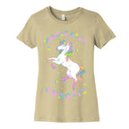 Magically Chaotic Unicorn Women's Cotton Tee