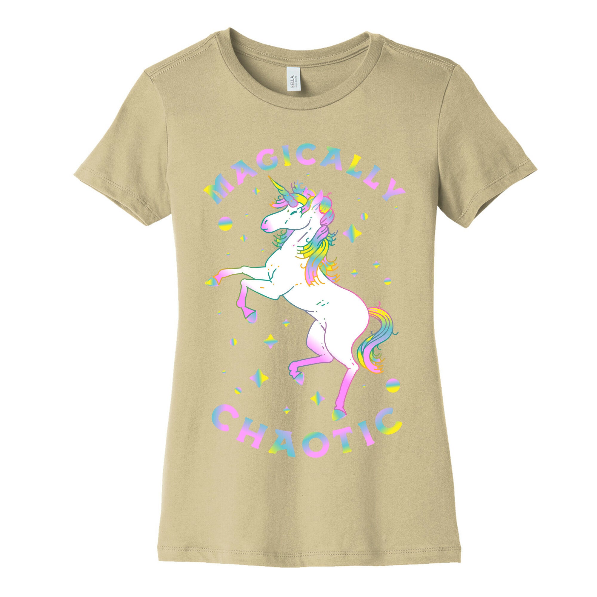 Magically Chaotic Unicorn Women's Cotton Tee