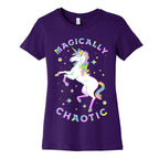 Magically Chaotic Unicorn Women's Cotton Tee