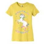 Magically Chaotic Unicorn Women's Cotton Tee