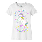 Magically Chaotic Unicorn Women's Cotton Tee