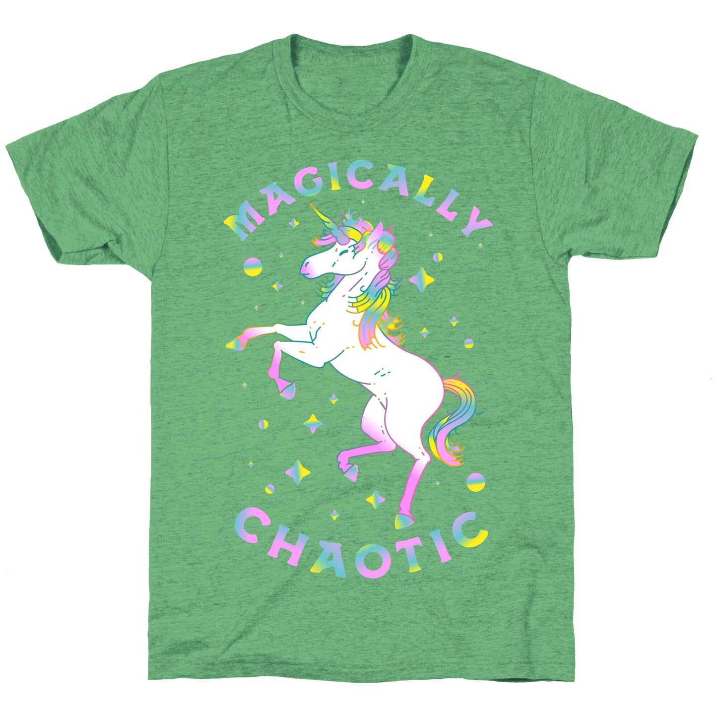 Magically Chaotic Unicorn Unisex Triblend Tee