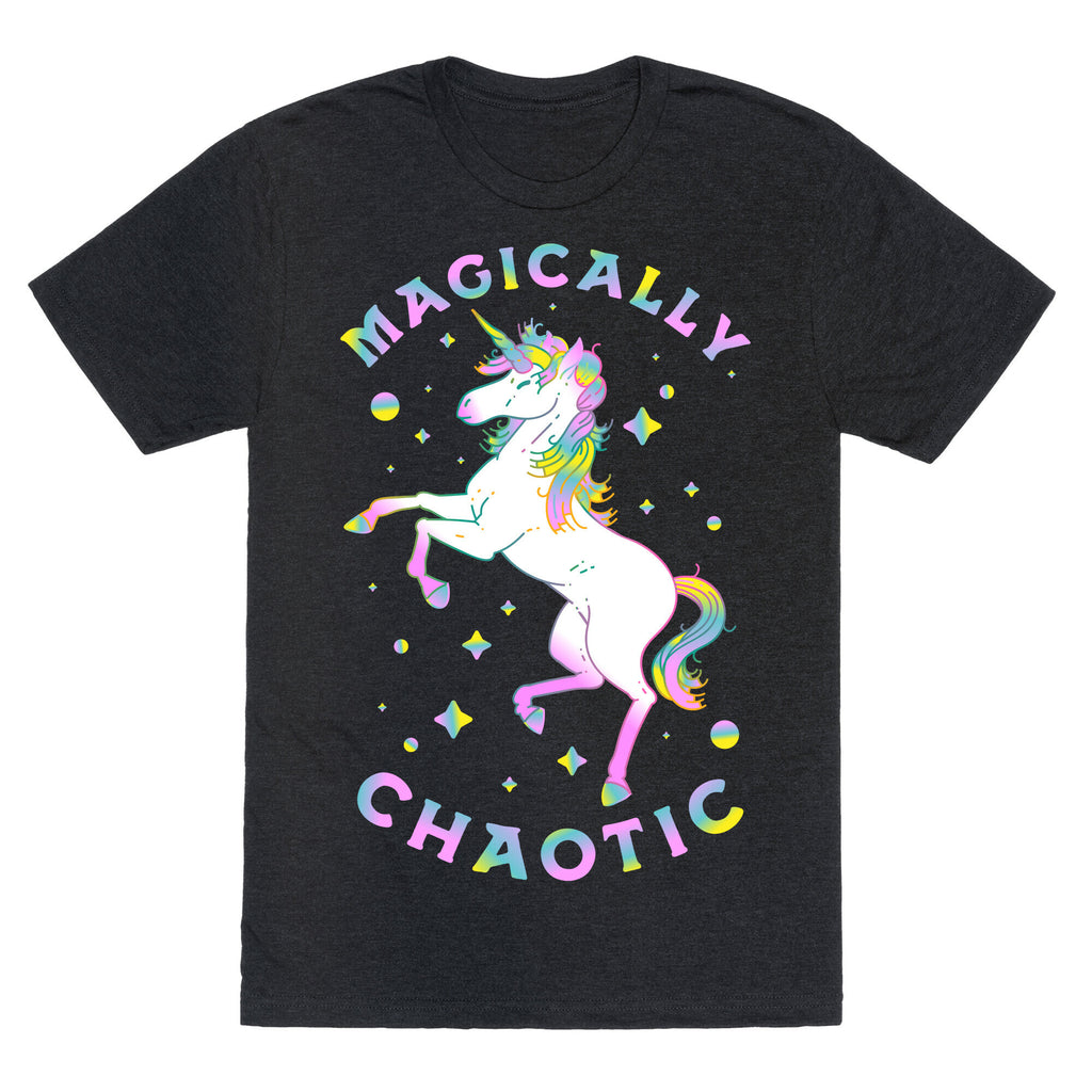 Magically Chaotic Unicorn Unisex Triblend Tee