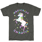 Magically Chaotic Unicorn Unisex Triblend Tee