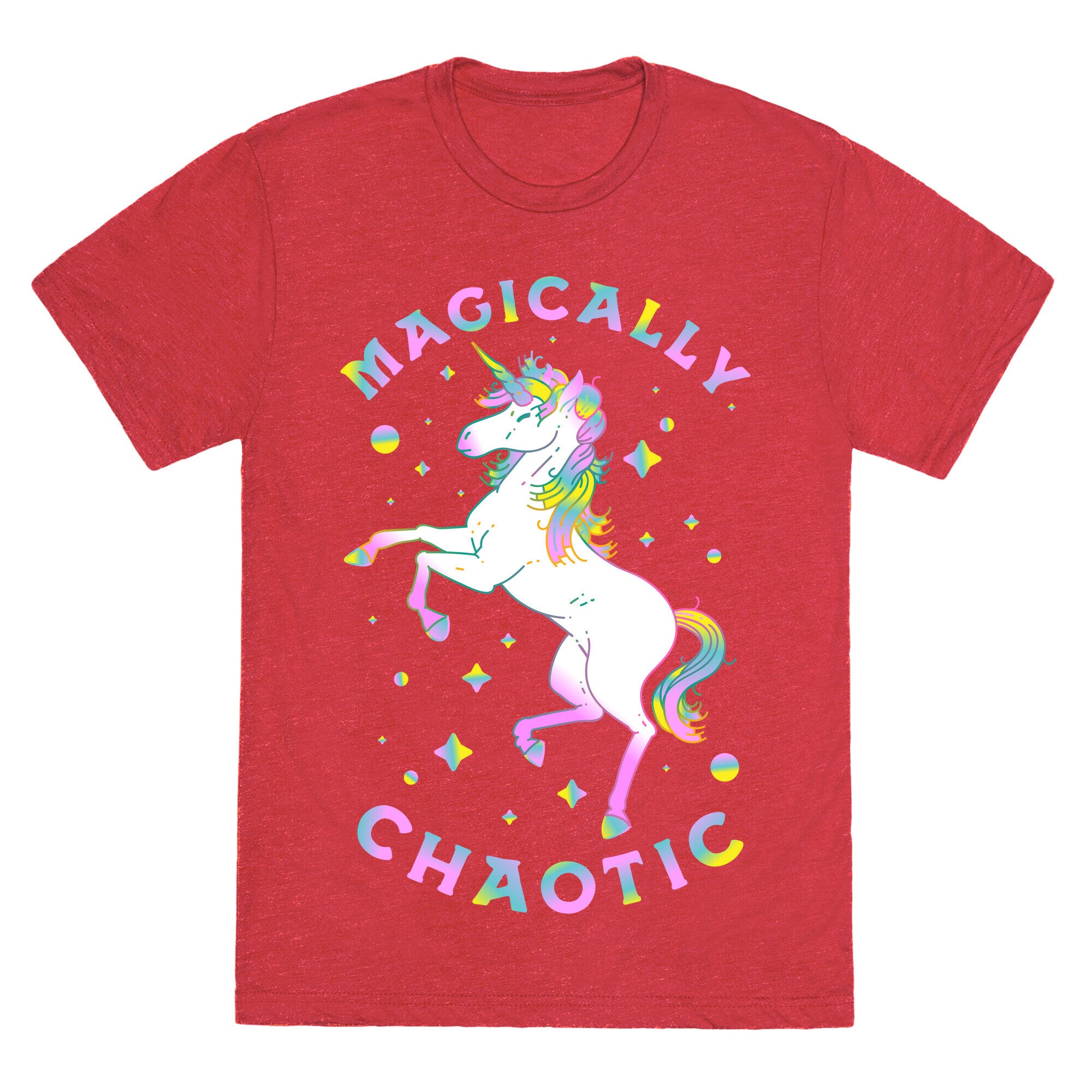 Magically Chaotic Unicorn Unisex Triblend Tee