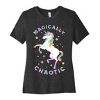 Magically Chaotic Unicorn Women's Cotton Tee
