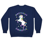 Magically Chaotic Unicorn Crewneck Sweatshirt