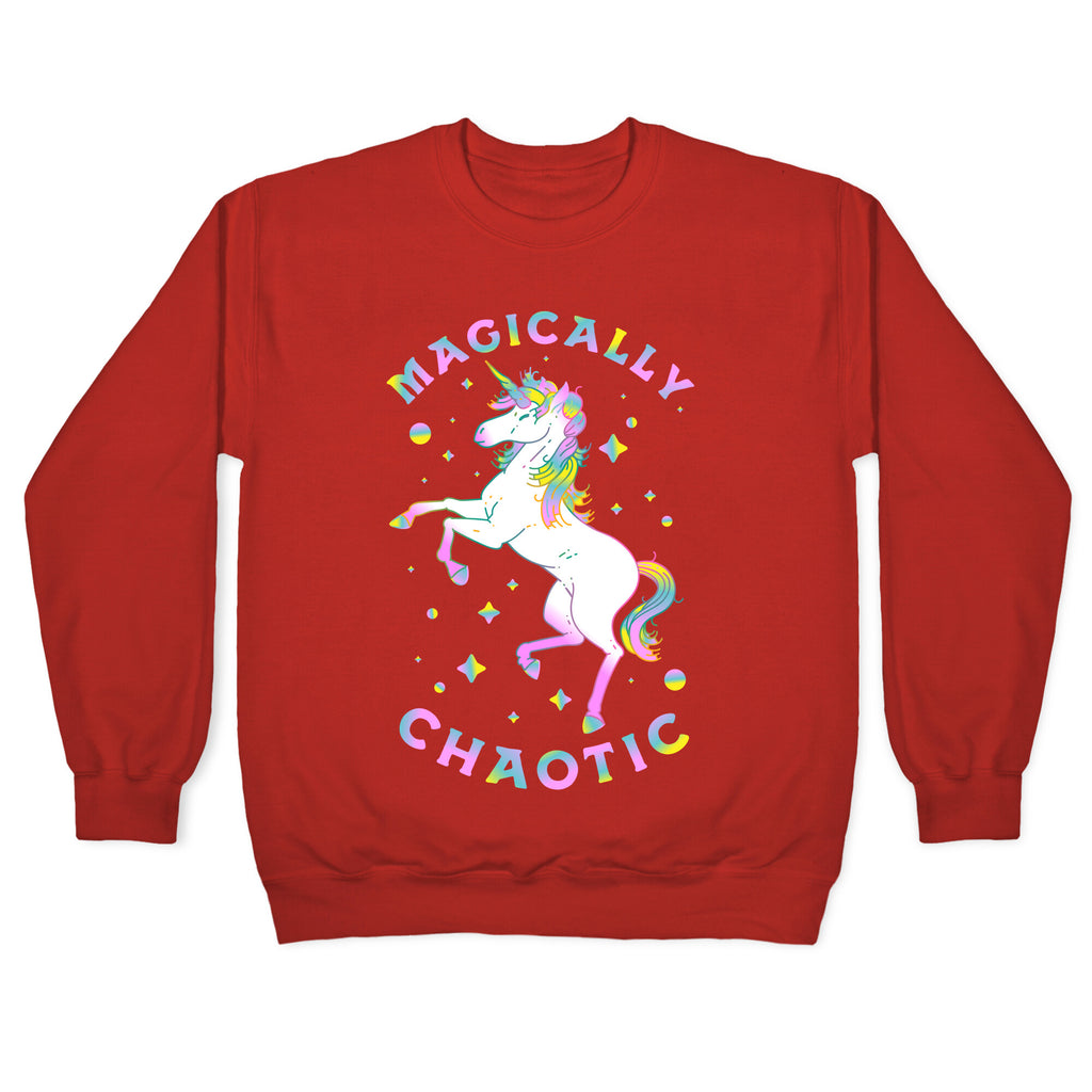 Magically Chaotic Unicorn Crewneck Sweatshirt