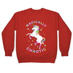 Magically Chaotic Unicorn Crewneck Sweatshirt