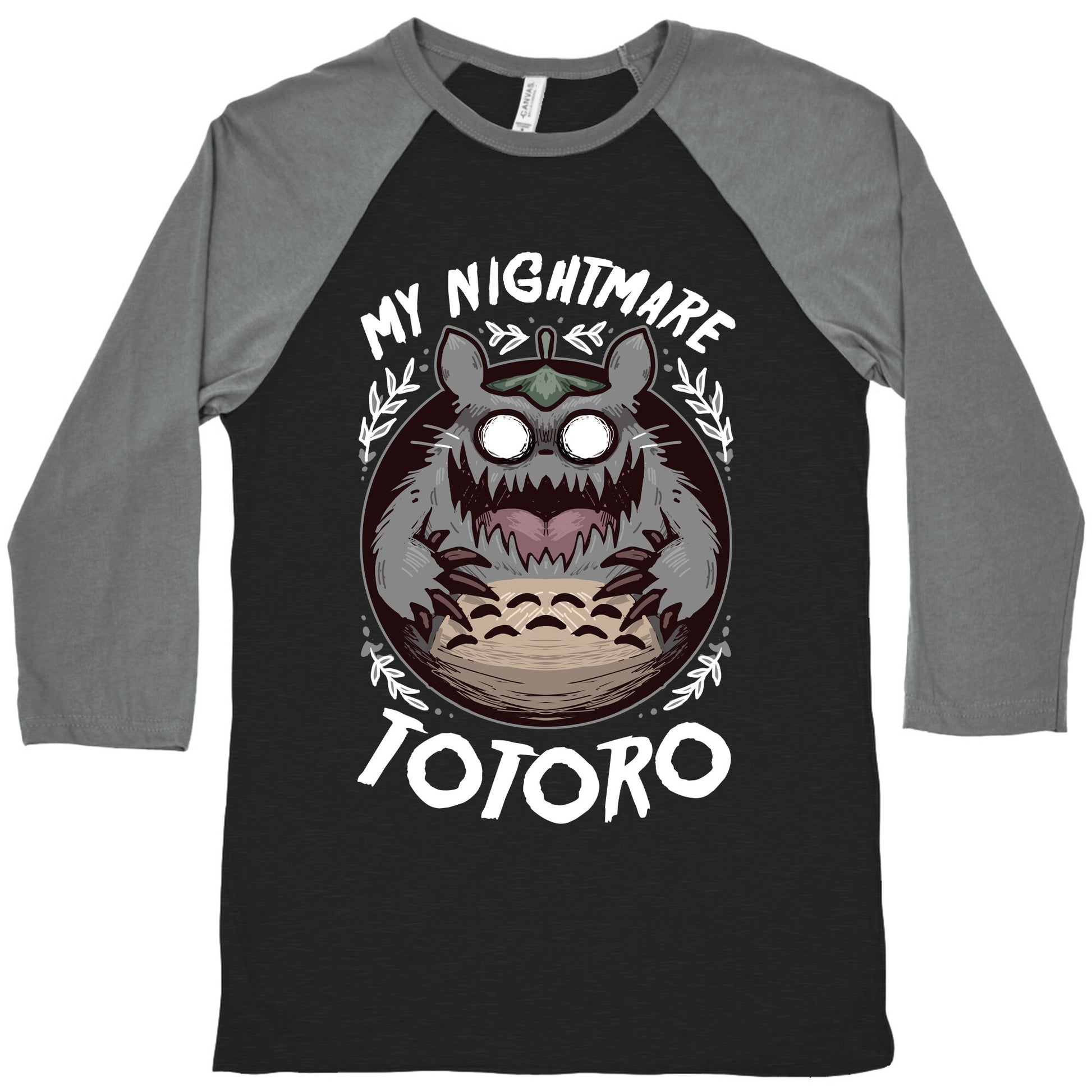 My Nightmare Totoro Baseball Tee