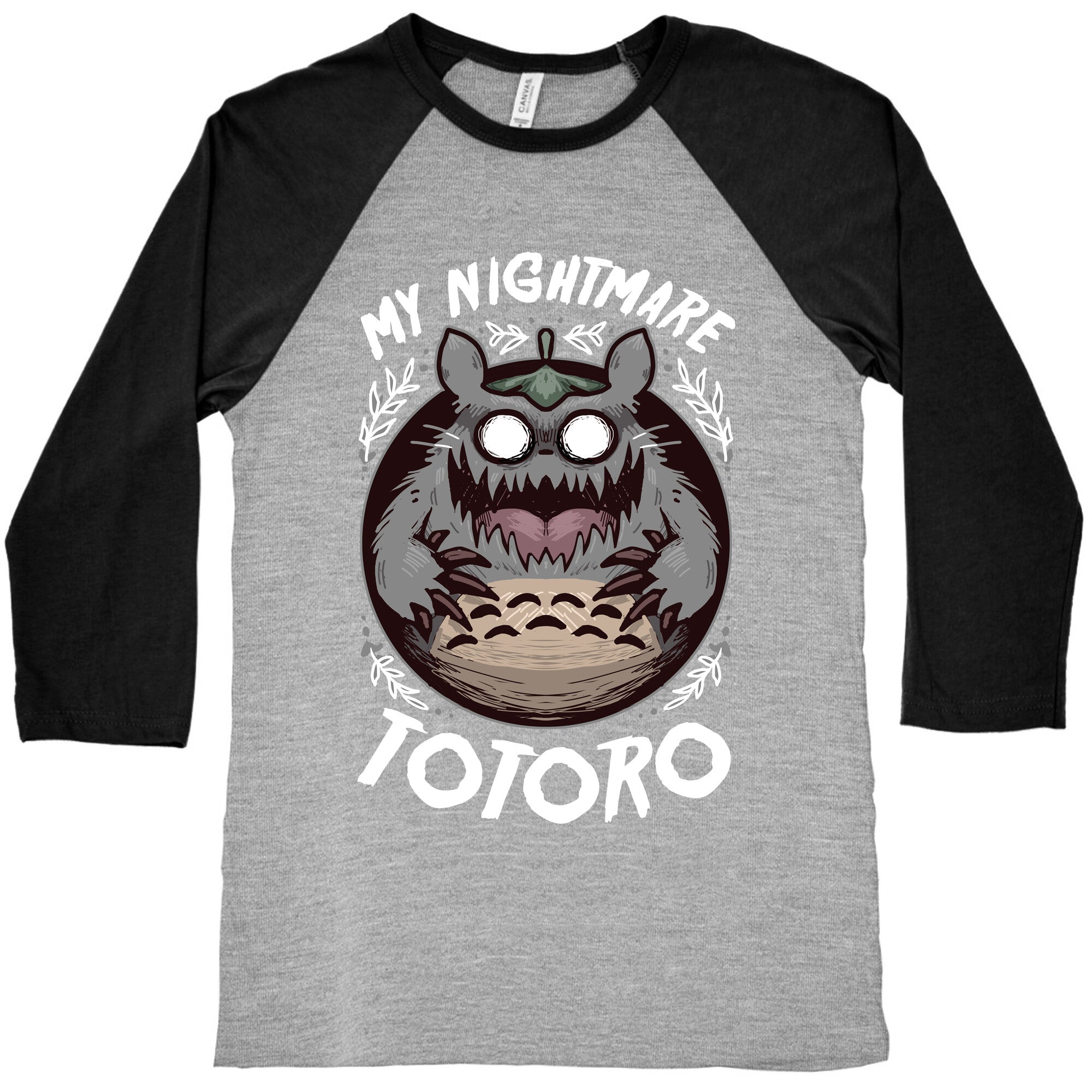 My Nightmare Totoro Baseball Tee