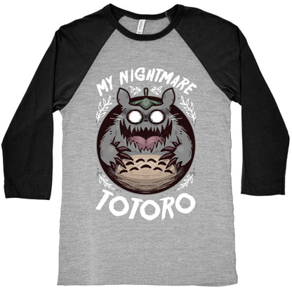 My Nightmare Totoro Baseball Tee