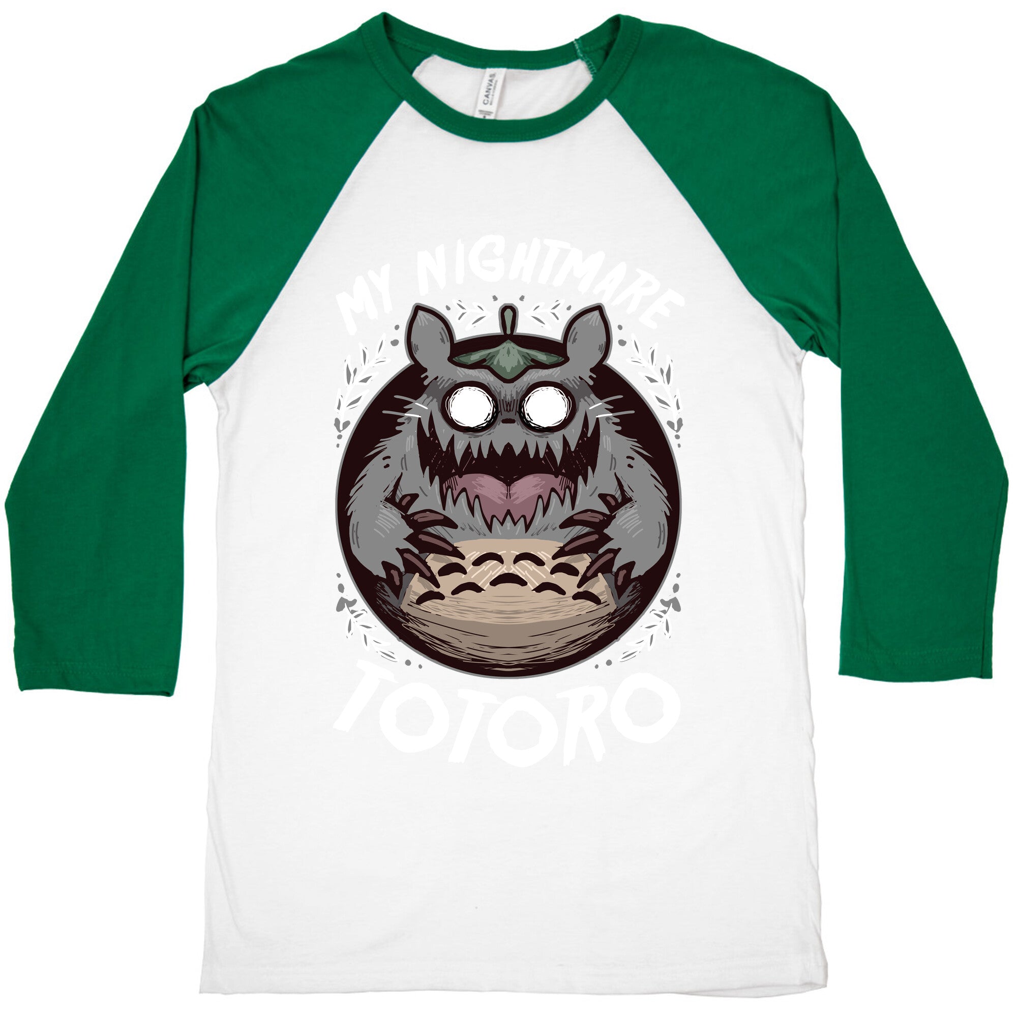 My Nightmare Totoro Baseball Tee