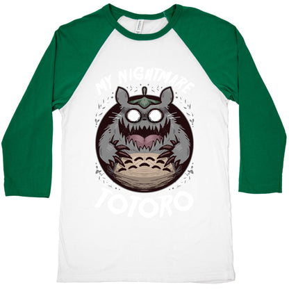 My Nightmare Totoro Baseball Tee