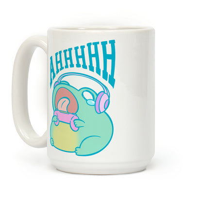 Gamer Frog Scream Coffee Mug