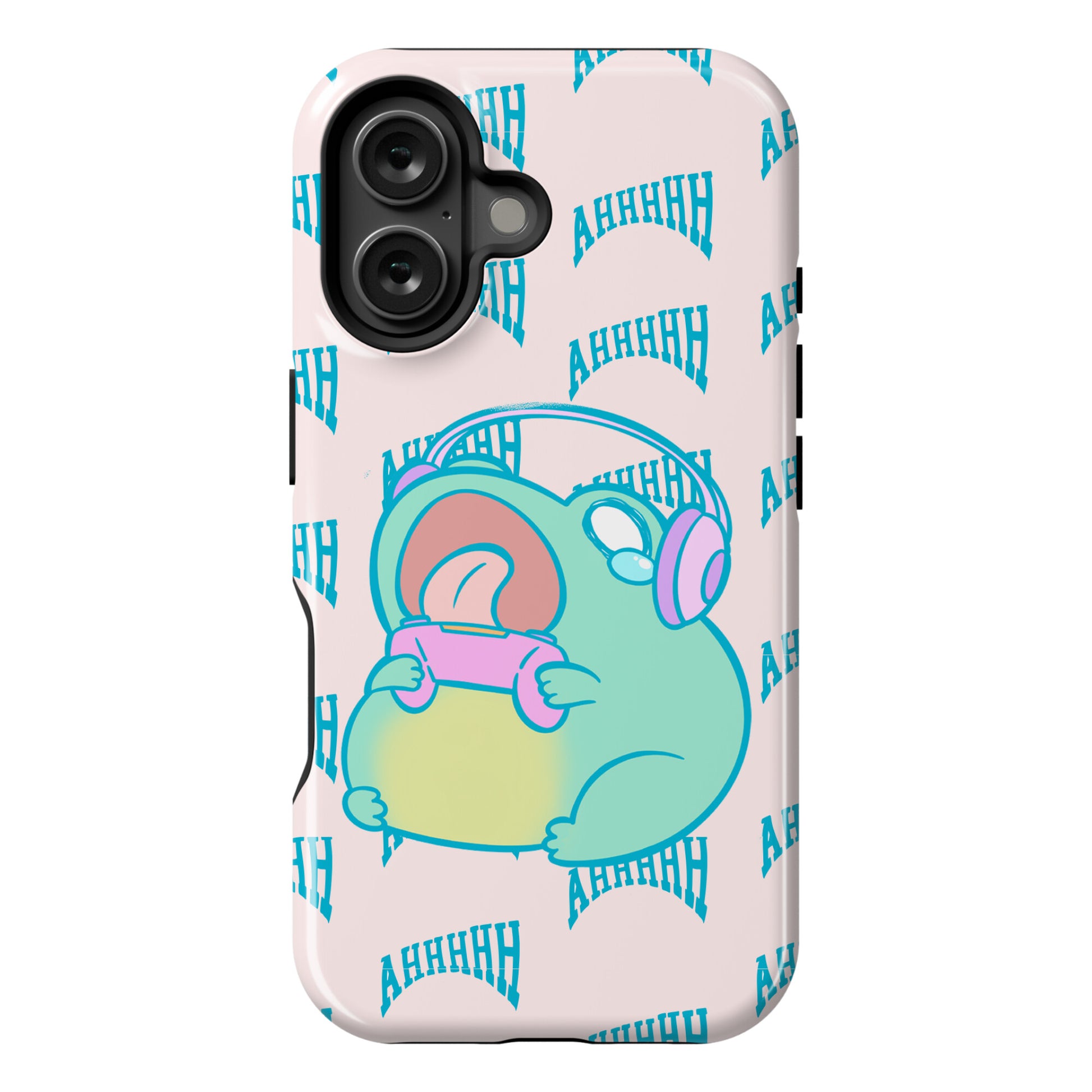 Gamer Frog Scream Phone Case