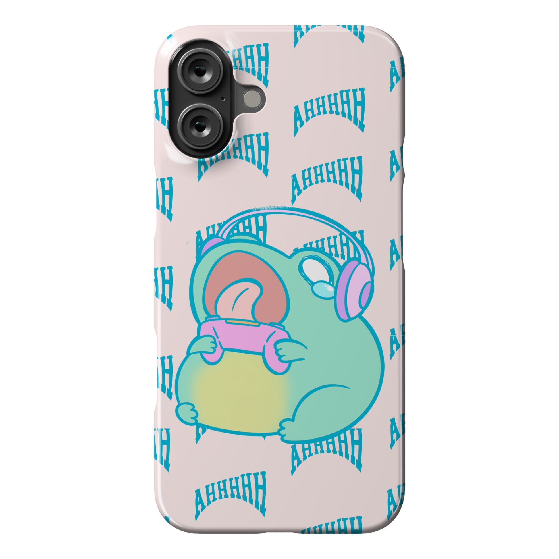 Gamer Frog Scream Phone Case