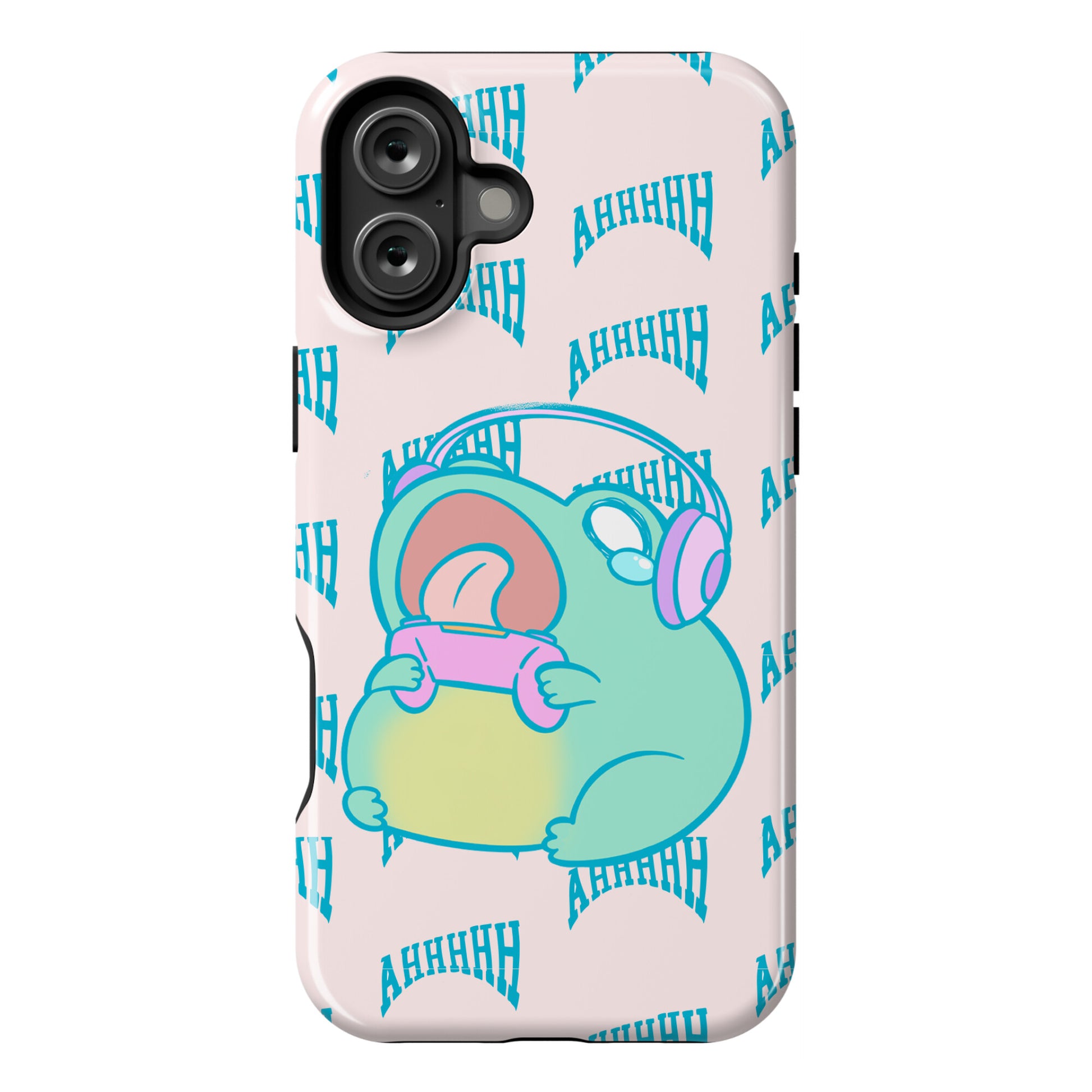 Gamer Frog Scream Phone Case
