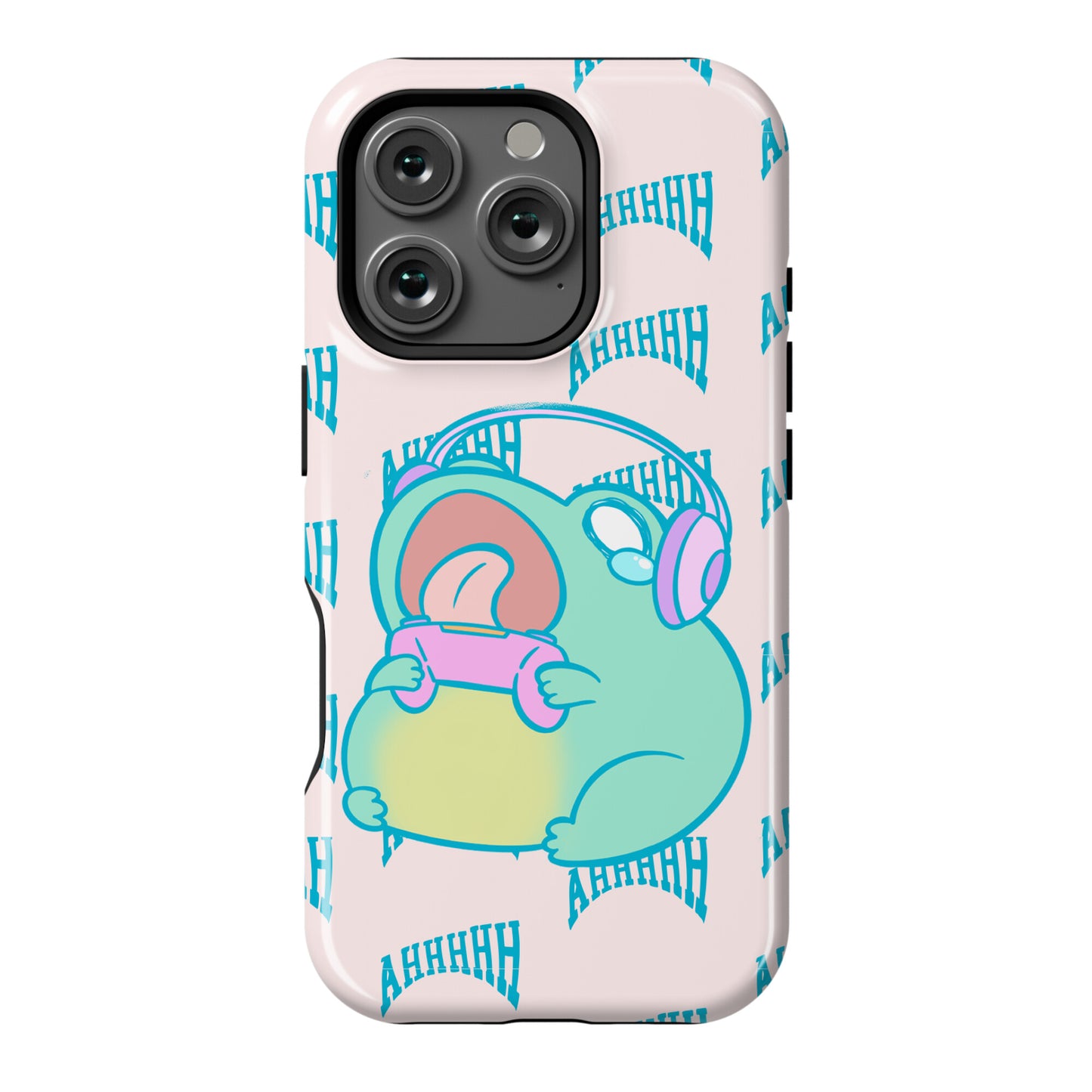 Gamer Frog Scream Phone Case