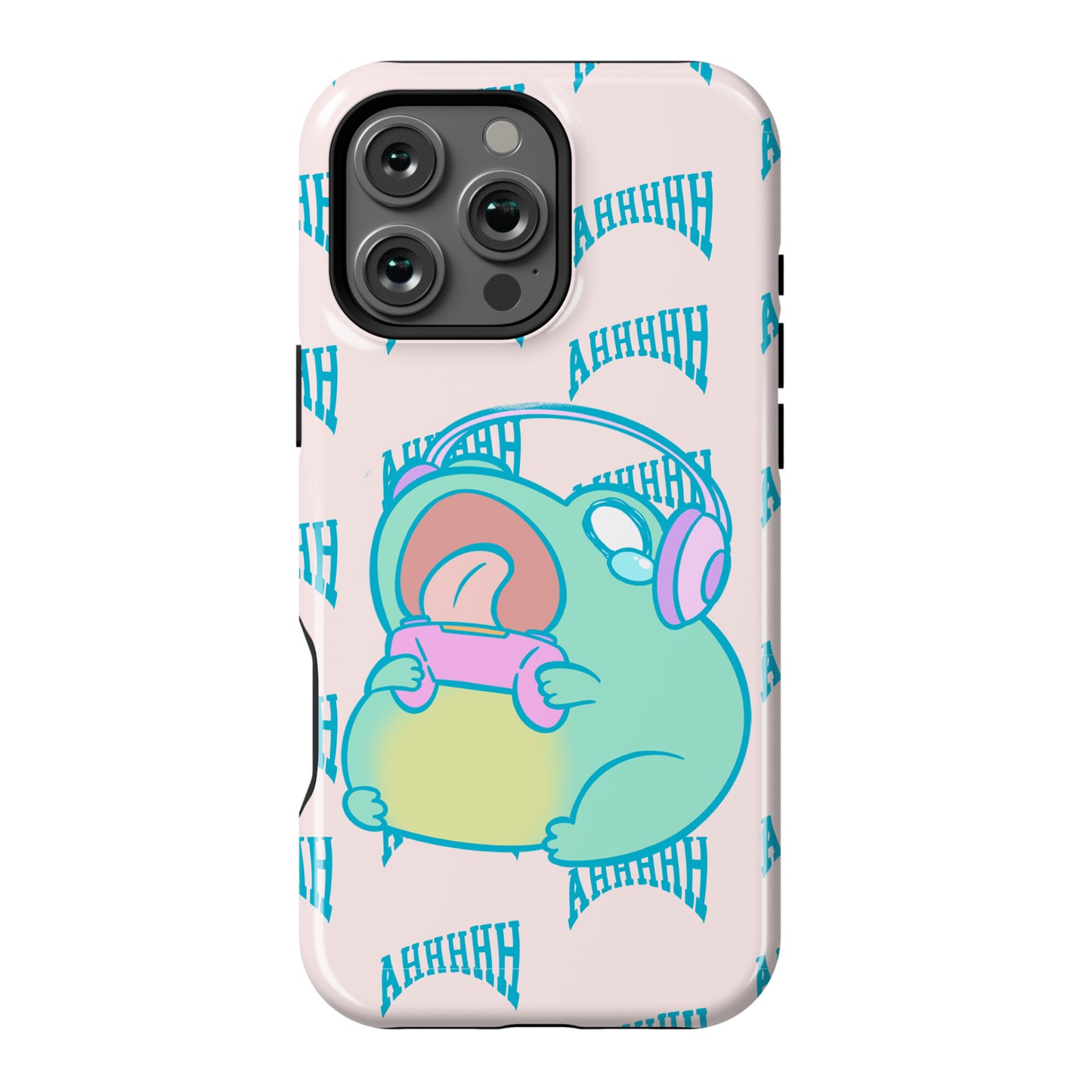 Gamer Frog Scream Phone Case