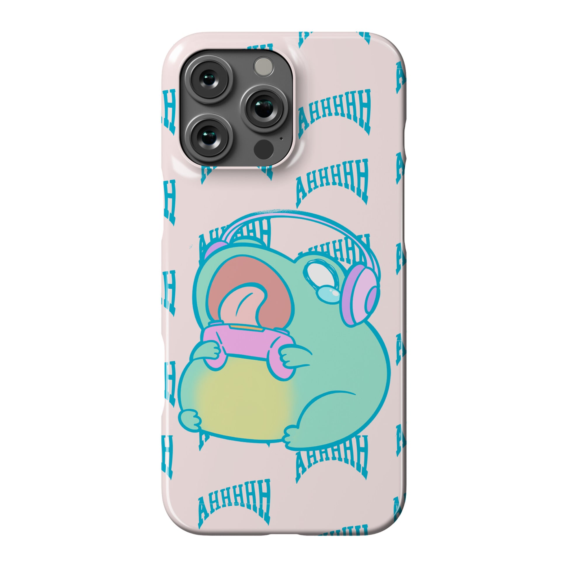 Gamer Frog Scream Phone Case