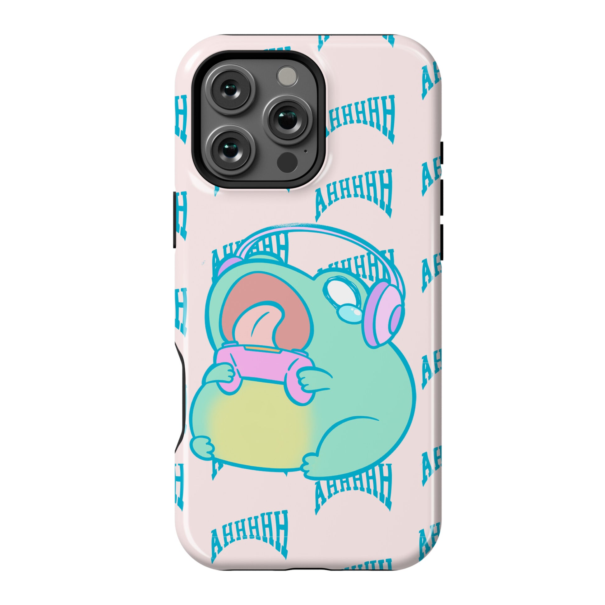 Gamer Frog Scream Phone Case