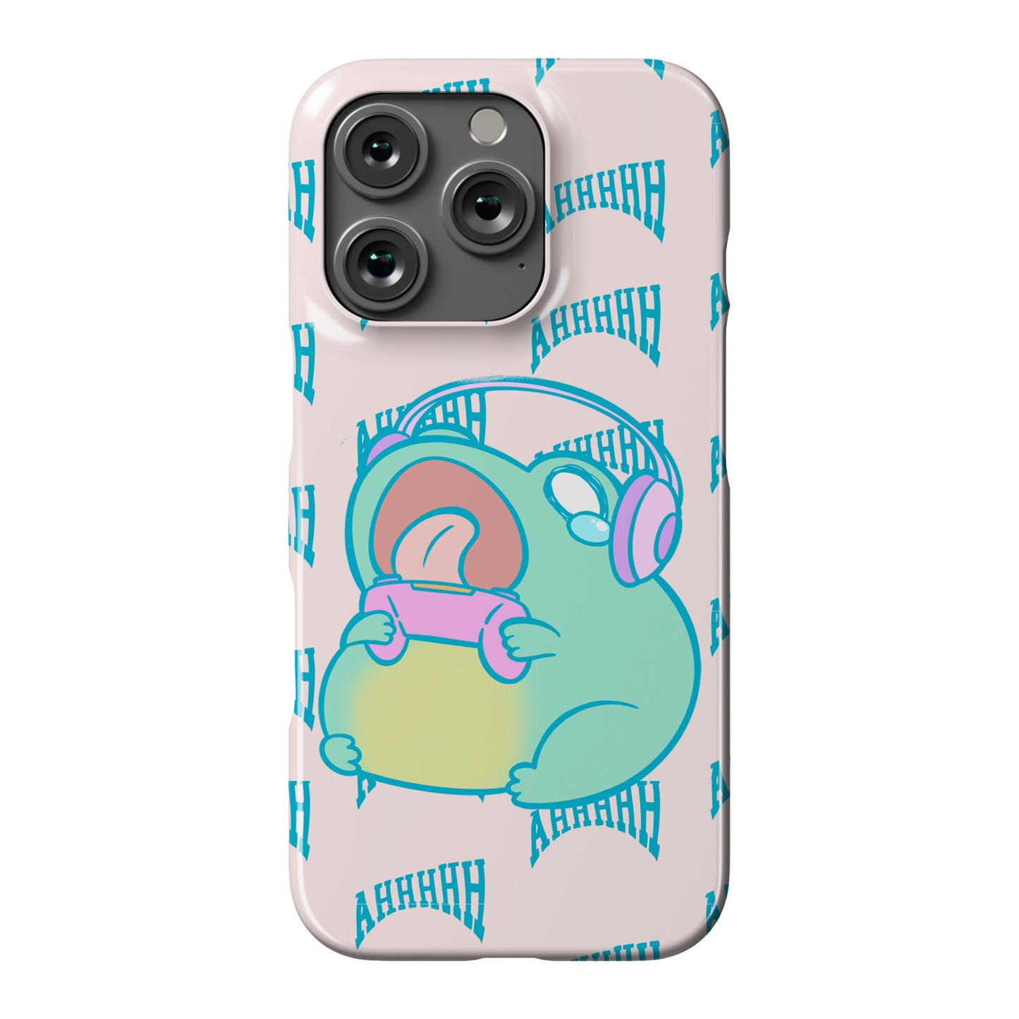 Gamer Frog Scream Phone Case